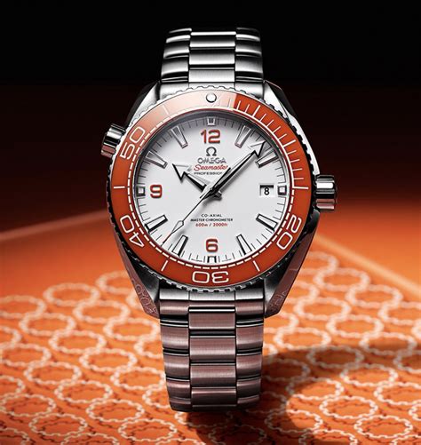 omega orange watch|omega seamaster orange bezel.